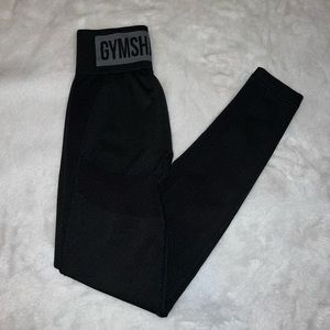 Gym Shark Solid Black Leggings